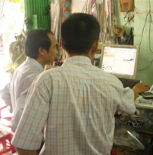 Khoa chong trom xe may Inox xe Hoang Tri - 3