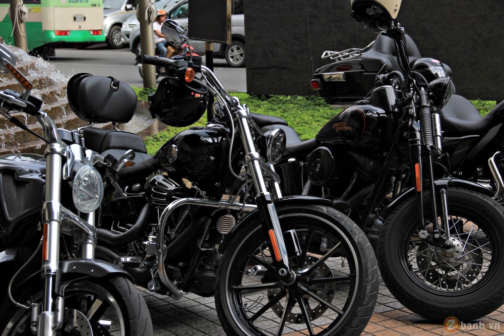 Dan Harley Davidson tu hoi truoc them Tuan Le Motor Viet Nam lan thu I - 8