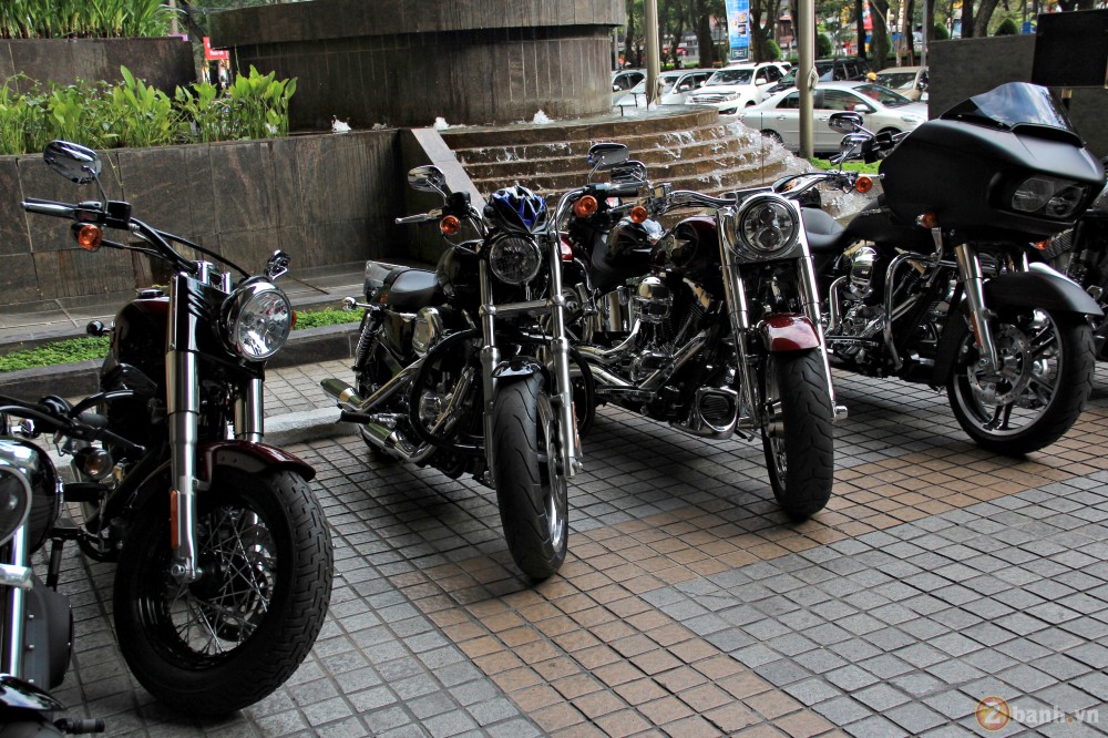 Dan Harley Davidson tu hoi truoc them Tuan Le Motor Viet Nam lan thu I - 9