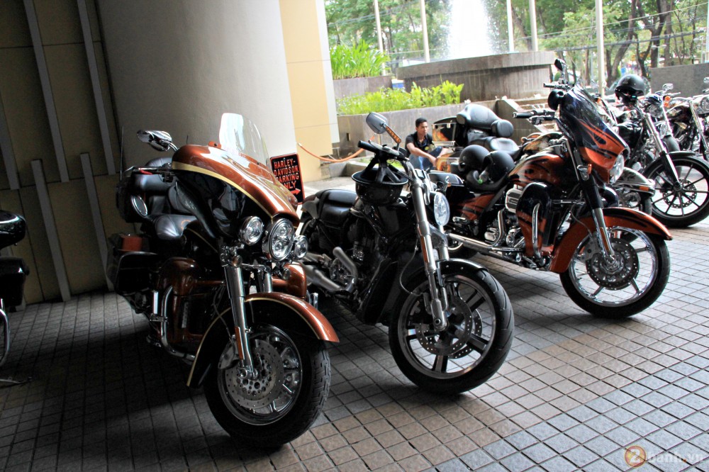 Dan Harley Davidson tu hoi truoc them Tuan Le Motor Viet Nam lan thu I - 13