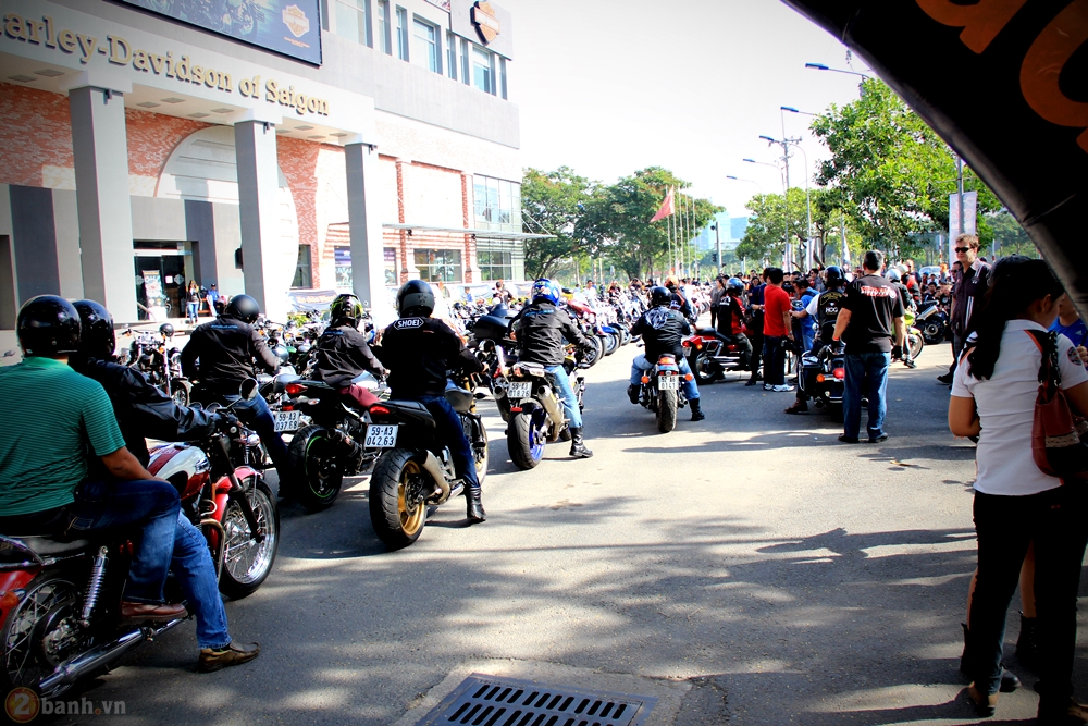 Doan Motor dieu hanh tai Sai Gon trong ngay be mac Bike Week 2014 - 12