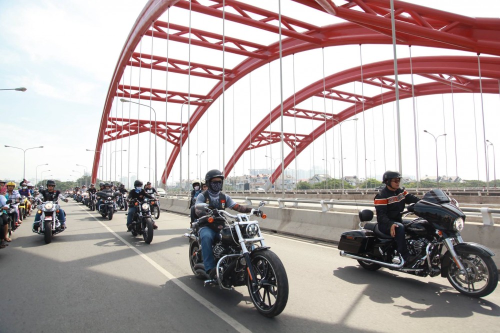 Doan Motor dieu hanh tai Sai Gon trong ngay be mac Bike Week 2014 - 34