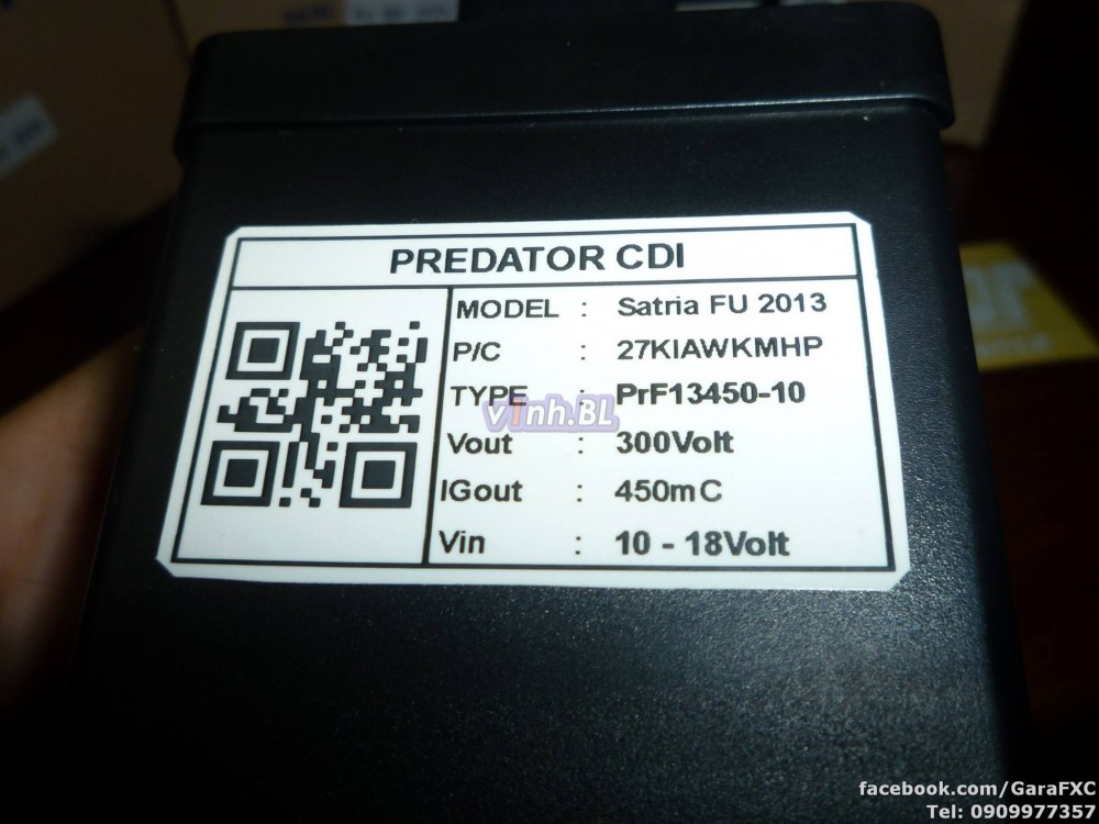 IC Predator san pham moi cho Raider Satria F
