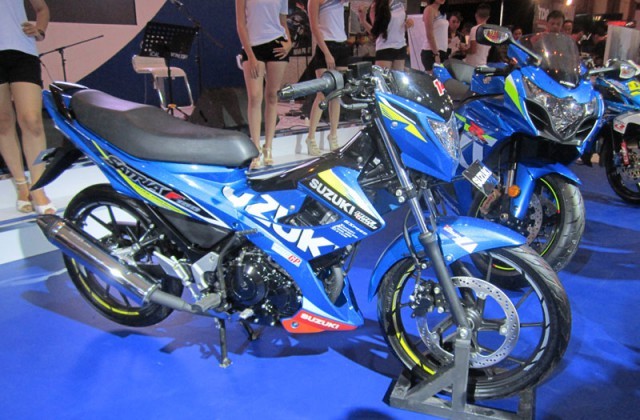 Suzuki Satria 150 MotoGP Edition voi gia 34 trieu dong