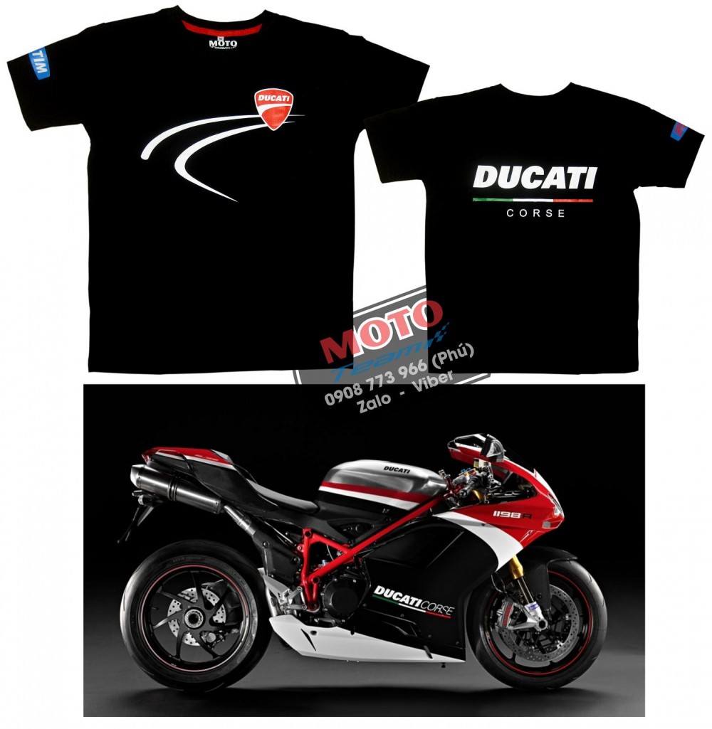 Ao thun moto Ducati Kawasaki Monster UFC MMA - 2