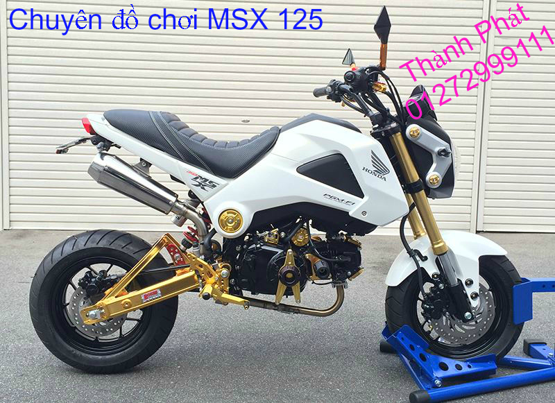 Do choi Honda MSX 125 tu A Z Po do Kinh gio Mo cay Chan bun sau de truoc Ducati Khung suo - 3
