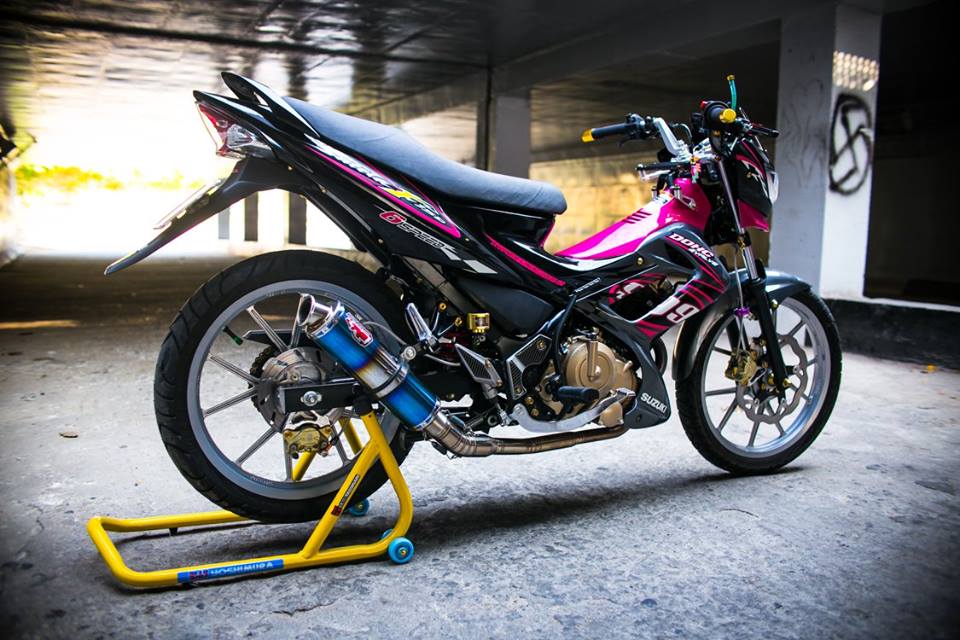 Suzuki Raider 150 do gan nhu full option cua biker Sai Gon - 12