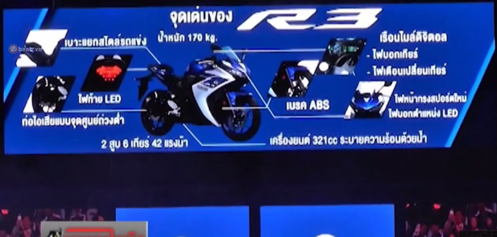 Yamaha R3 2015 ra mat tai Thai Lan - 2