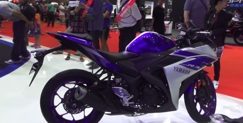 Clip Yamaha R3 tai Bangkok Motor Show 2015 - 2