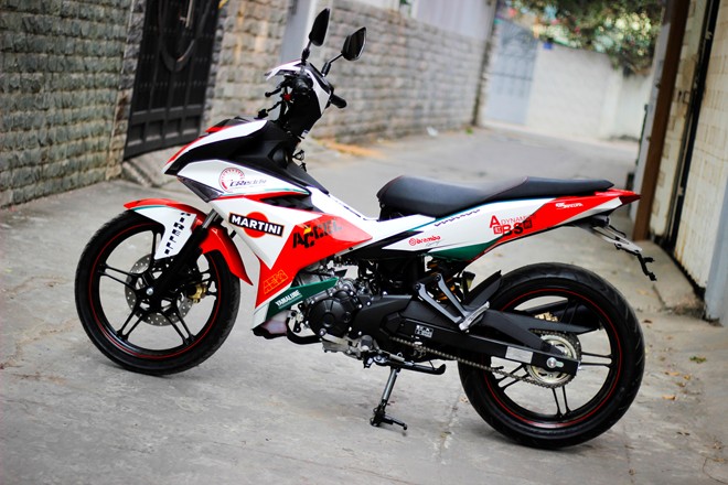 Exciter 150 Do phong cach Ducati ca tinh