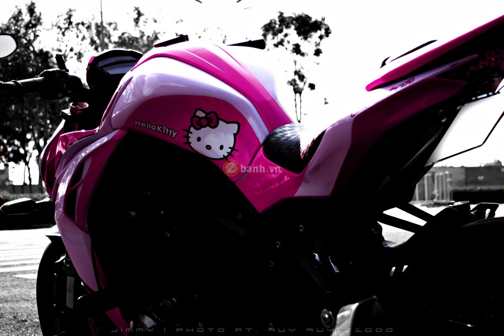 Kawasaki Z1000 phien ban Hello Kitty cua tay choi Sai Gon - 6