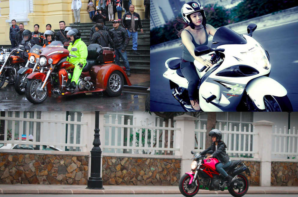 Nhung nu biker choi xe PKL tai Viet Nam khong phai dang vua