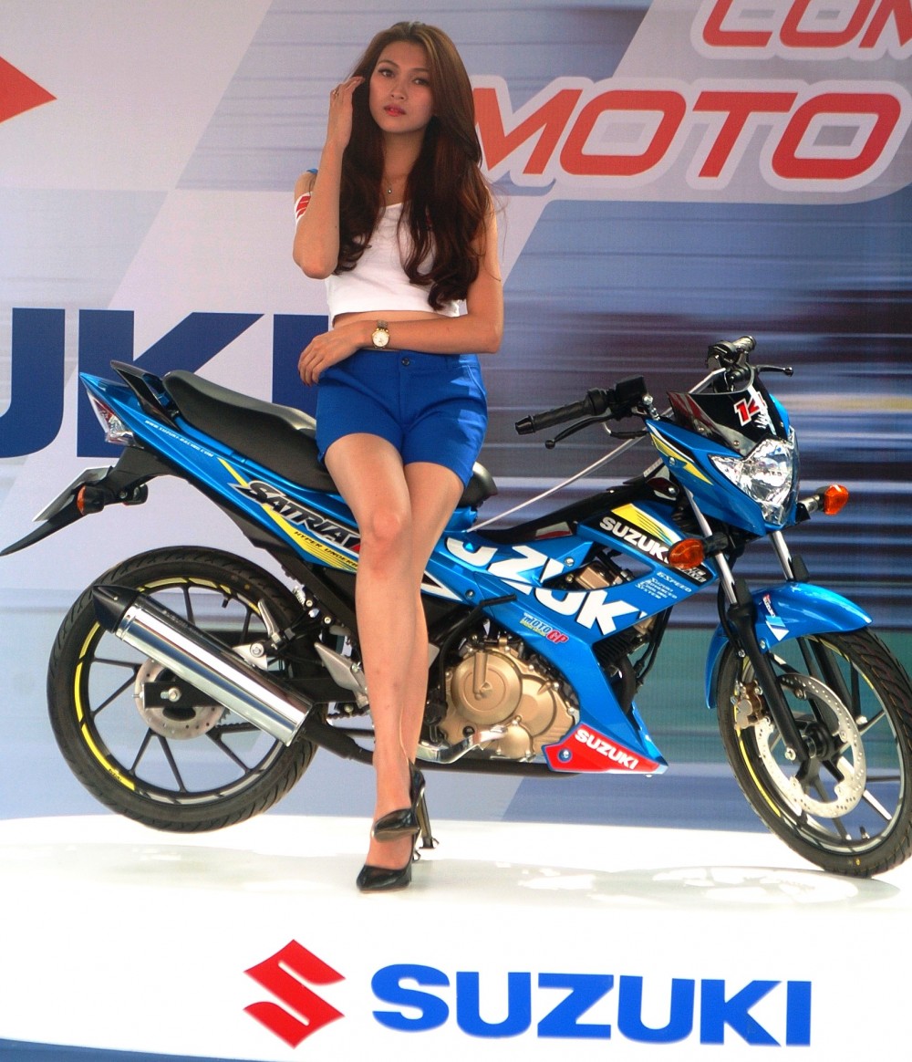 Suzuki Viet Nam lan dau tien trung bay mau xe Moto GP Satria F150 - 18