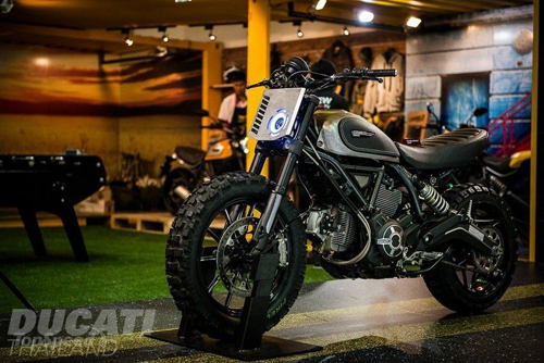 Ducati Scrambler Dirt Track Ban Concept Hoai Co nhung ca tinh