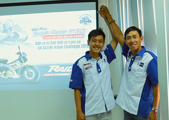 Suzuki Asian Challenge 2015 co su gop mat cua tay dua VN - 2
