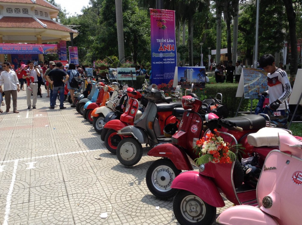 200 xe co cac loai tham gia dieu hanh tai Hai Phong