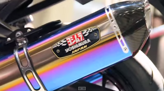 Clip Kawasaki Ninja ZX14R 2015 voi po YOSHIMURA titan - 2