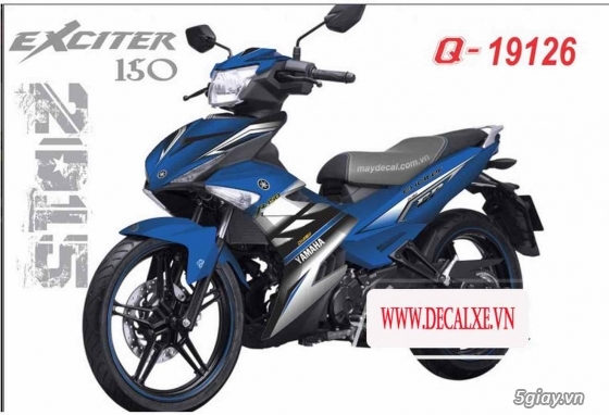 Dan decal tem Exciter 150 - 8