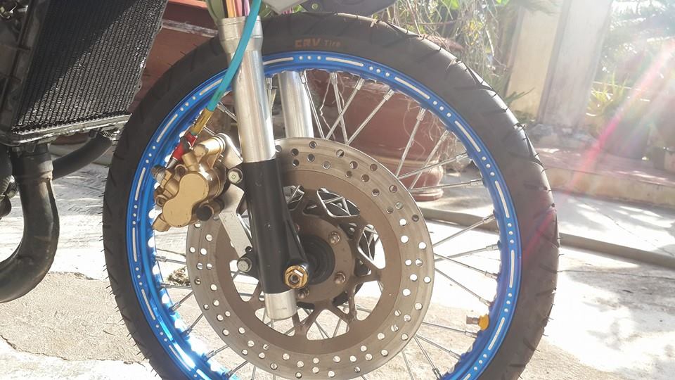 Honda LS 125 do phong cach drag cuc ngau - 5