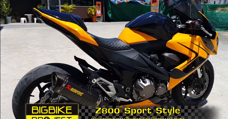 Kawasaki Z800 do Sportbike voi den pha Vario doc dao tren dat Thai - 3