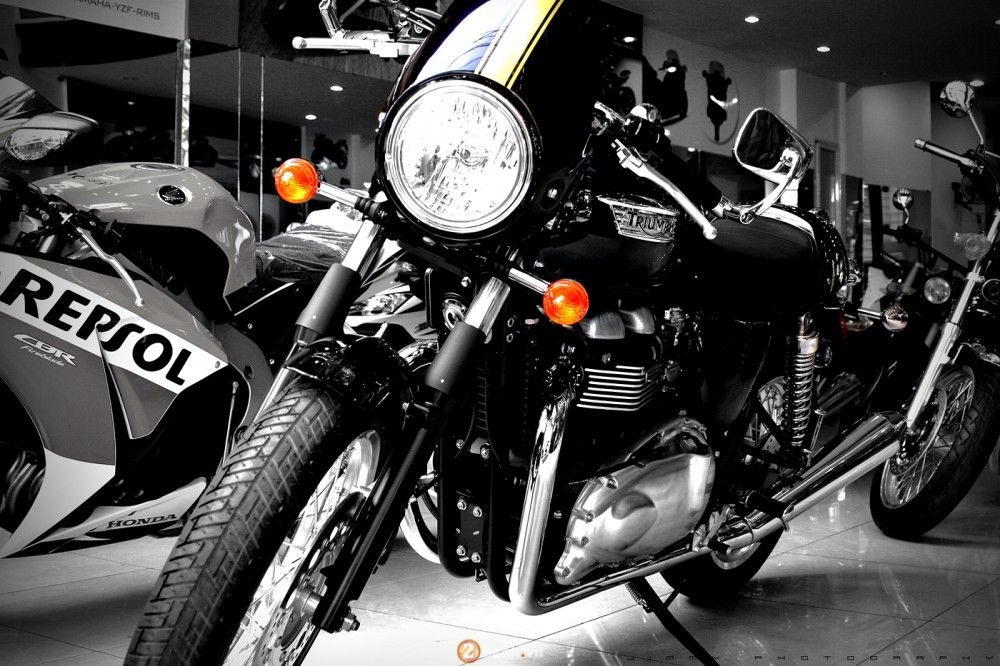 Triumph T100 2015 Chiec Cafe Racer chinh hang