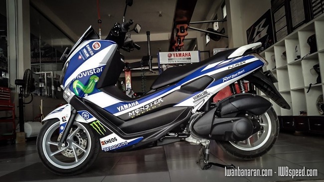 Yamaha NMAX 150 phien ban Movistar MotoGP