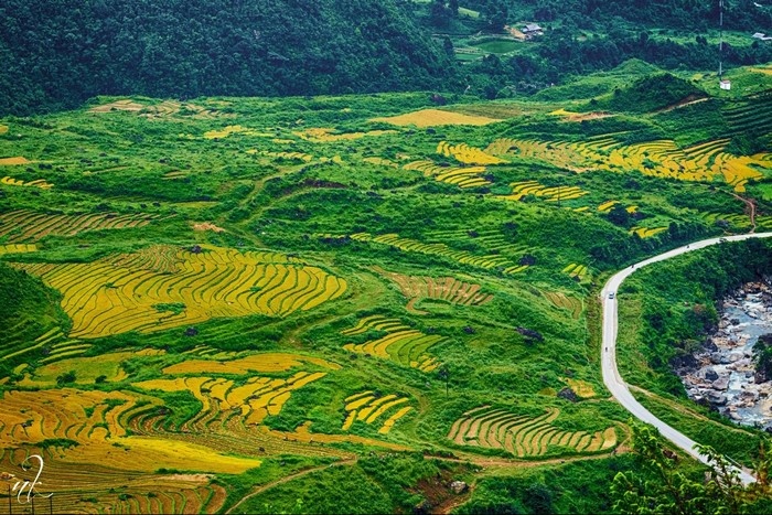 Ngat ngay khung canh Sapa nhin tu tren cao - 13