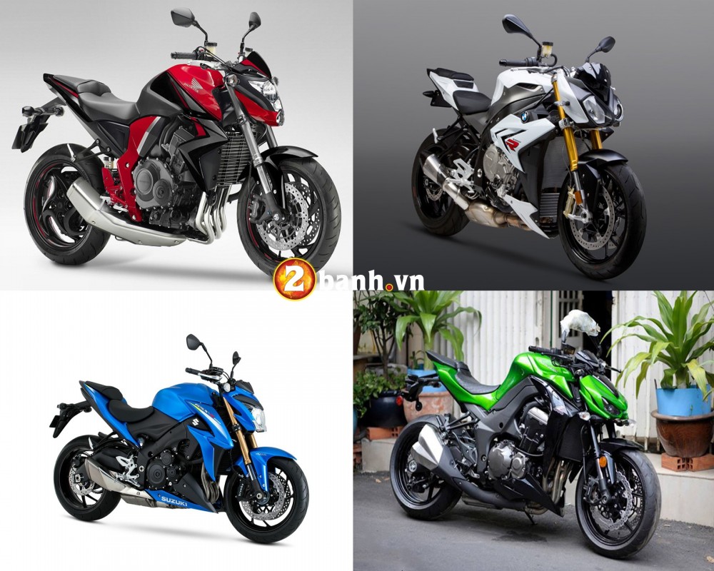 So sanh Kawasaki Z1000 Honda CB1000R BMW S1000R va Suzuki GSXS1000