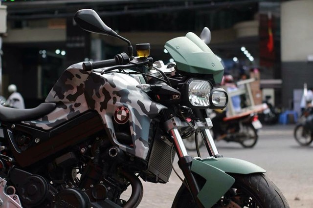 BMW F800GS Camo do day doc dao cua biker Sai Gon - 5