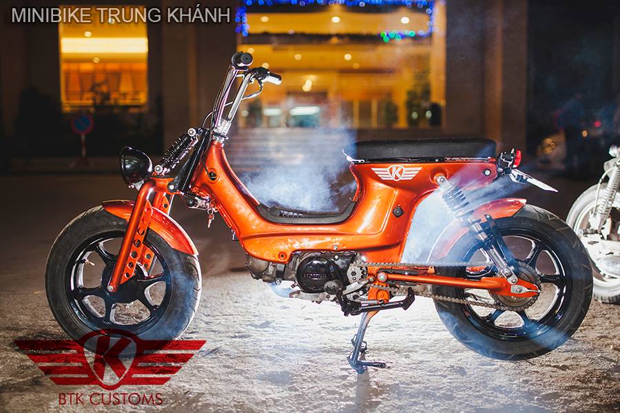 Chaly do 1 gap1 cang cua Minibike Trung Khanh - 3