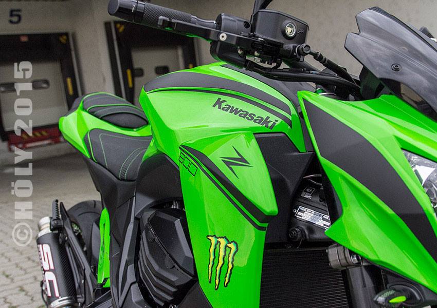 Kawasaki Z800 2015 do noi bat voi phien ban Ultra Green - 3