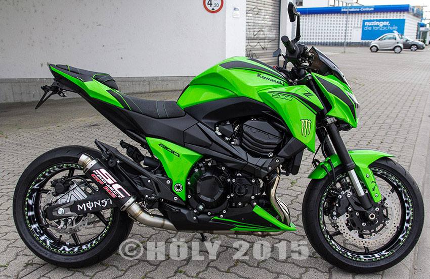 Kawasaki Z800 2015 do noi bat voi phien ban Ultra Green - 8