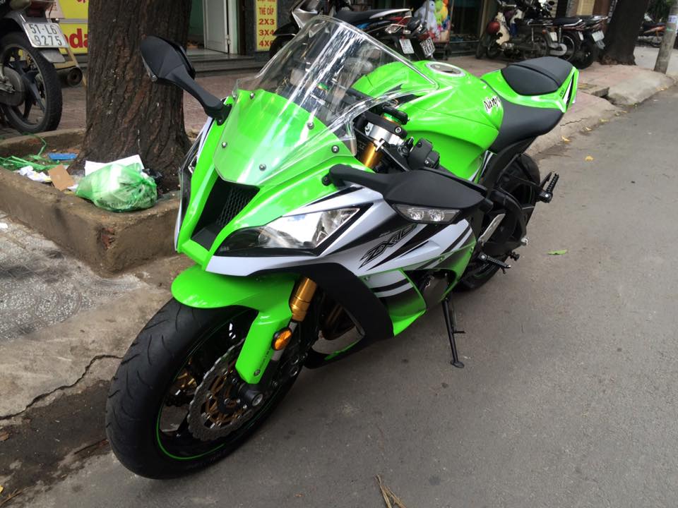 Ban kawasaki ZX10R moi k mot vet tray - 4