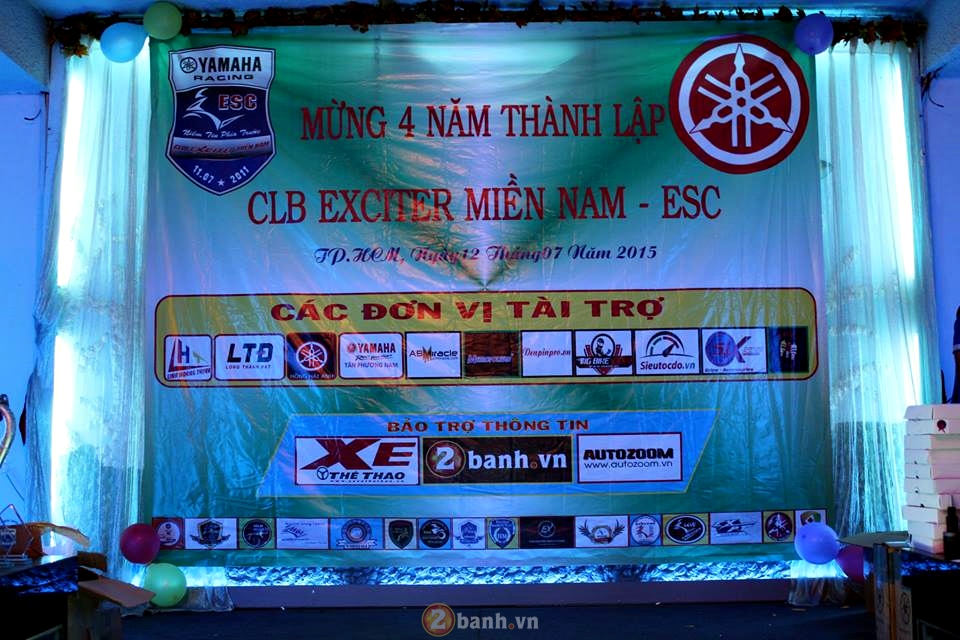 Mung Sinh Nhat lan 4 Club Exciter mien Nam ESC