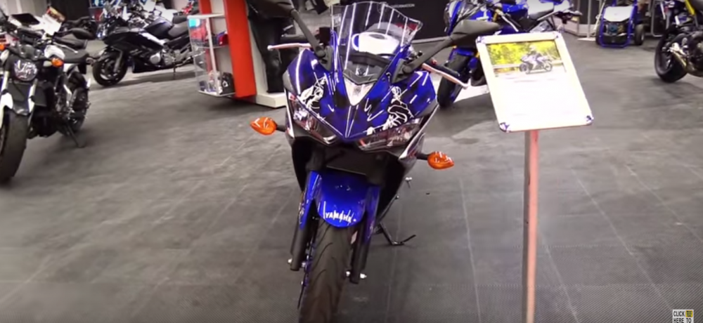 Clip Yamaha R3 Son dau voi Hoa Hong Xanh chinh hang