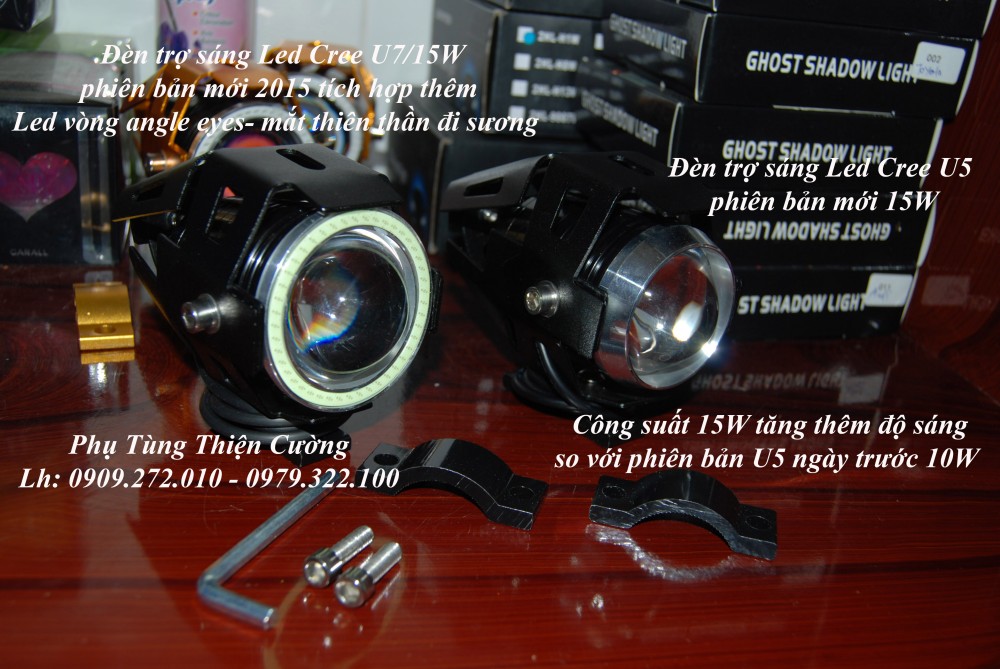 DEN TRO SANG Motor PKL Motor PKN LED U5 U7 PHIEN BAN MOI 15W - 4