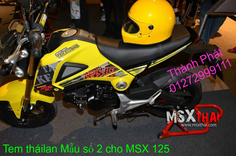 Do choi Honda MSX 125 tu A Z Po do Kinh gio Mo cay Chan bun sau de truoc Ducati Khung suo - 13