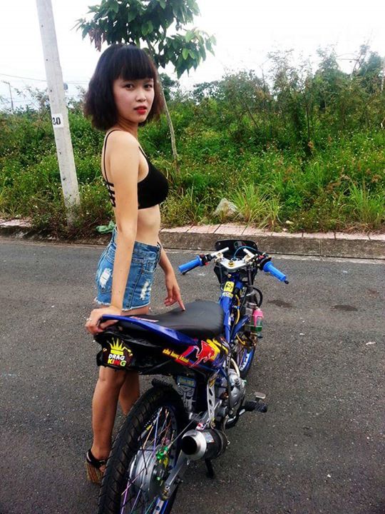Exciter do Drag so dang cung nguoi mau hot - 3