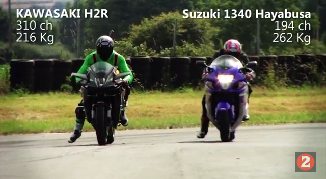 Kawasaki Ninja H2R so tai voi Hayabusa ke 8 lang nguoi nua can