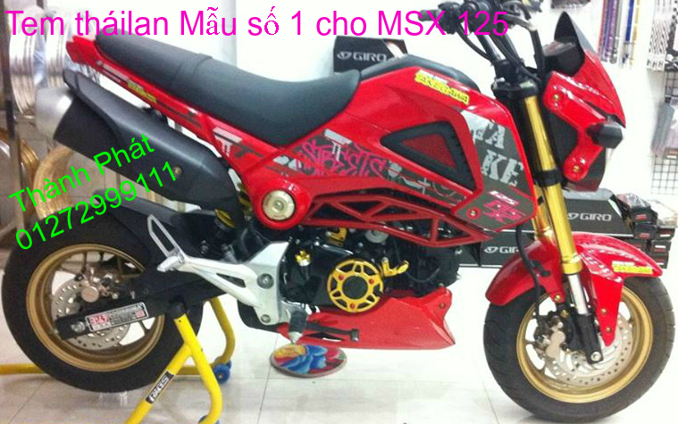 Do choi Honda MSX 125 tu A Z Po do Kinh gio Mo cay Chan bun sau de truoc Ducati Khung suo - 11
