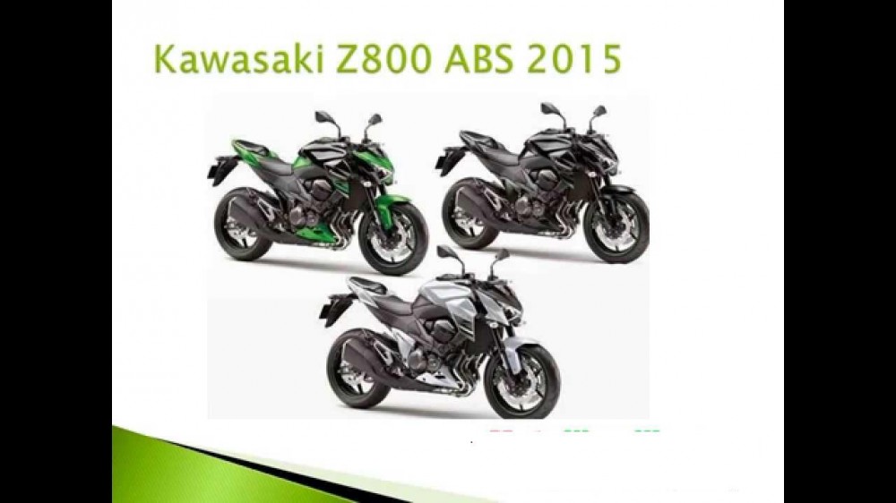 Ban xe kawasaki Z800 ABS 2015 mau xanh den - 3