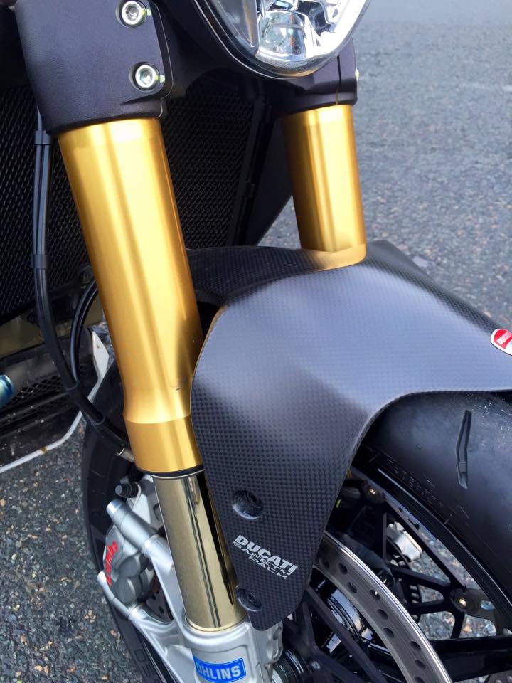 Ducati Monster 1200S 2015 do chat voi po Akrapovic full system Titanium - 5