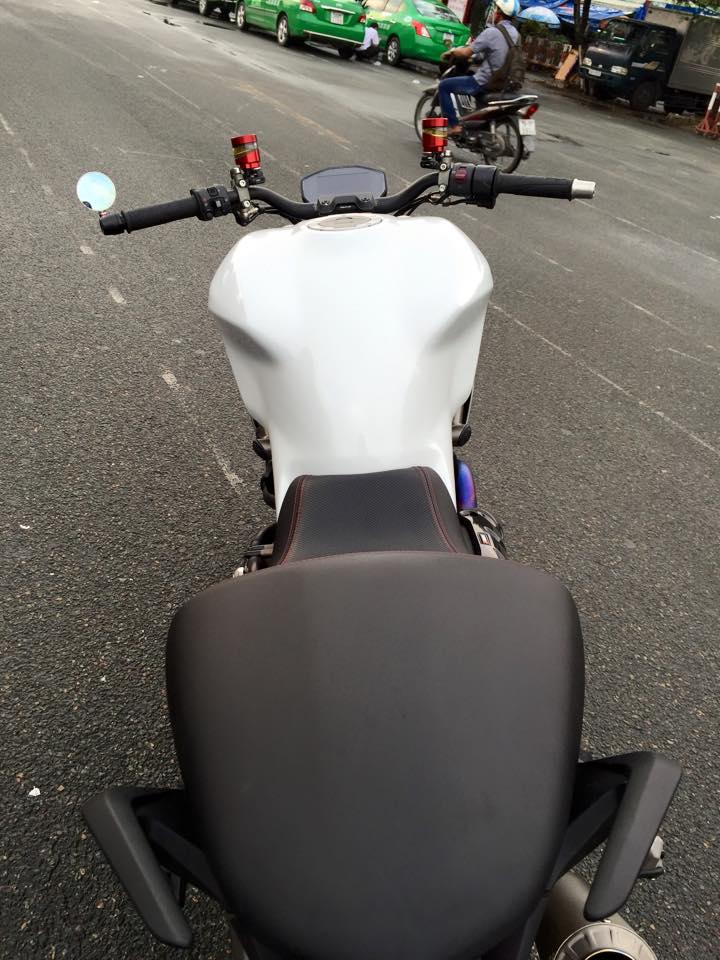 Ducati Monster 1200S 2015 do chat voi po Akrapovic full system Titanium - 8