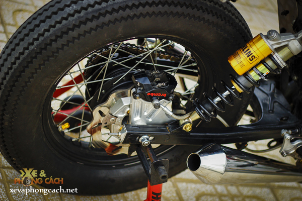 Honda CB 125T ma chrome voi phong cach Cafe Racer cuc chat tai Sai Gon - 8