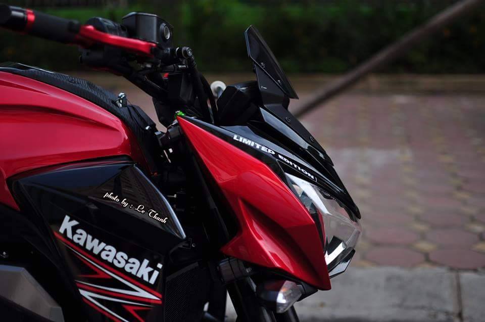 Kawasaki Z800 phien ban mau do do khung cua biker Viet - 3