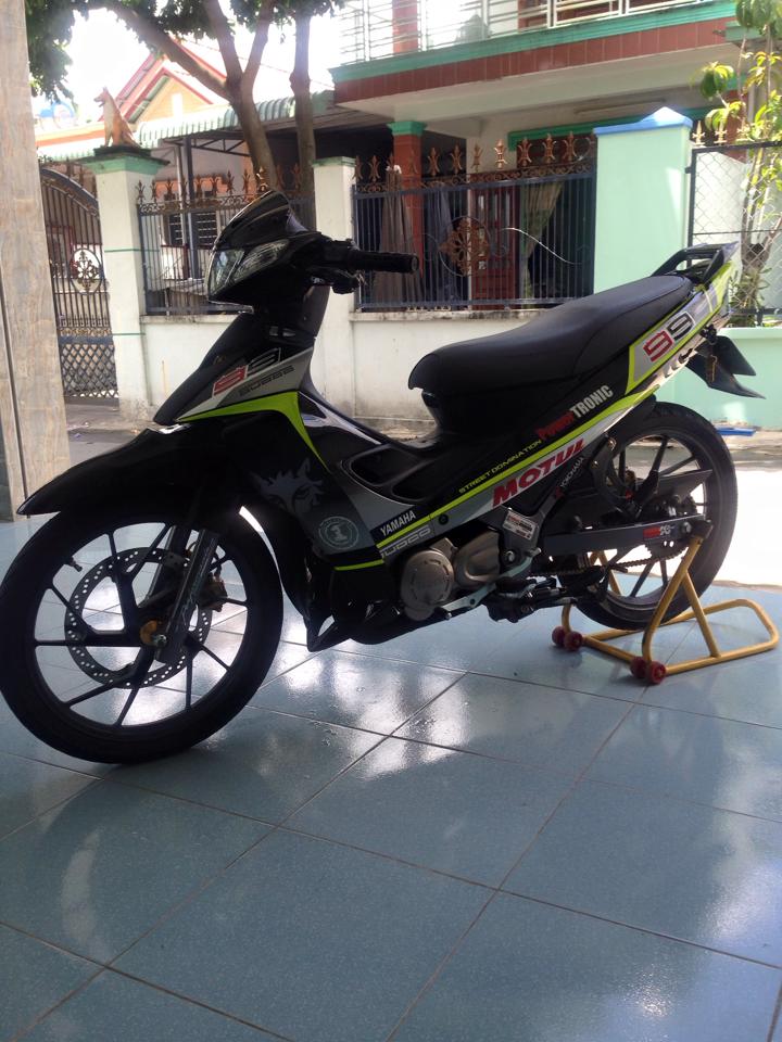 Yamaha yaz 125 con xe 2 thi dan dau toc do