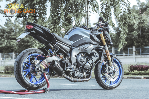 Cam nhan ve chiec Yamaha FZ8 do khung voi chi phi 250 trieu cua biker Sai Gon - 7