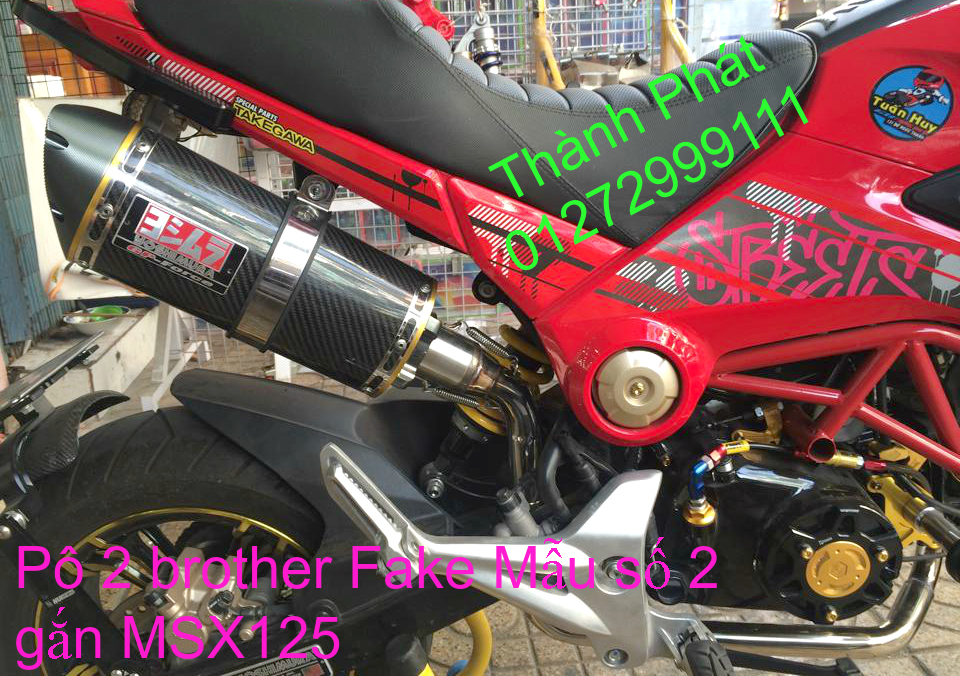 Do choi Honda MSX 125 tu A Z Po do Kinh gio Mo cay Chan bun sau de truoc Ducati Khung suo - 40