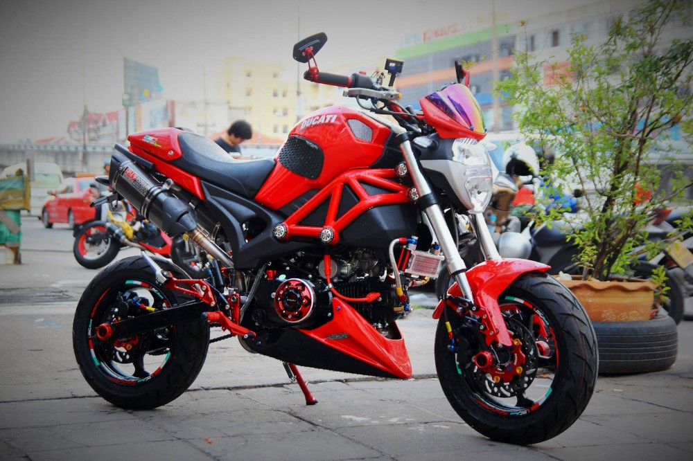 GPX Demon 125 do phong cach chat choi cua dan choi Thai