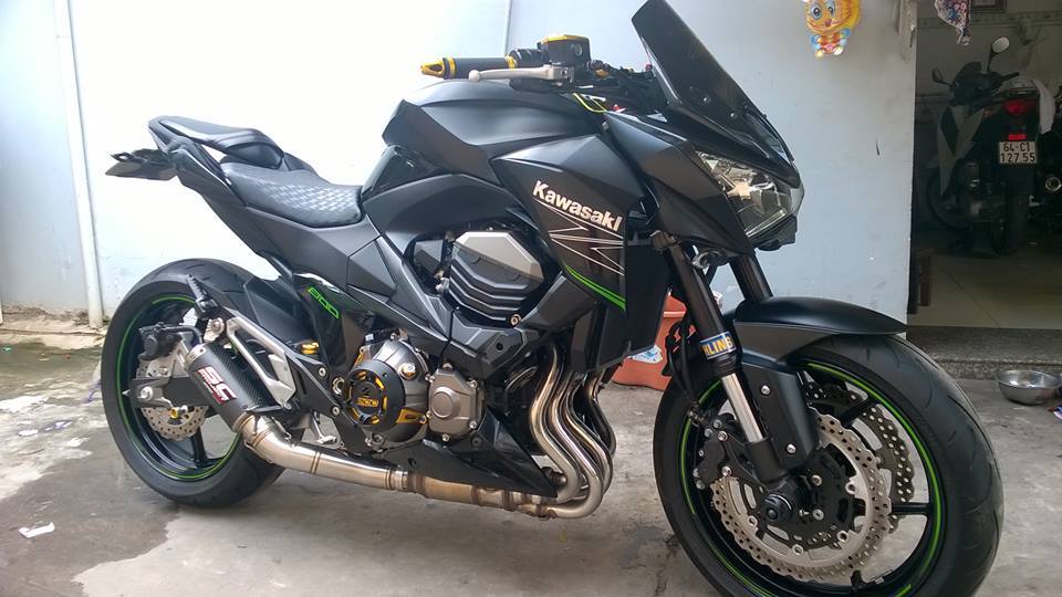 Kawasaki Z800 2015 do chat lu cua mot biker Viet